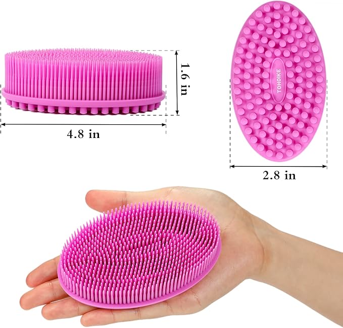 TDHDIKE Silicone Body Scrubber Loofah - Image 2
