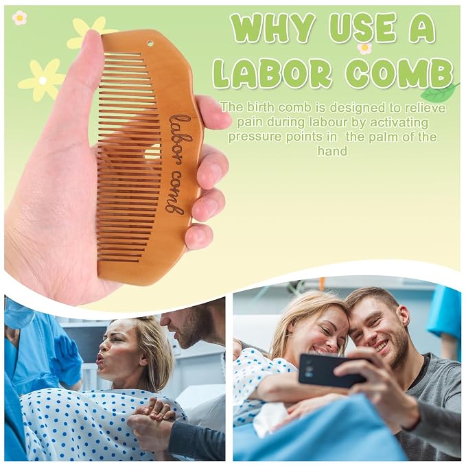 Birthing Comb for Labor Pain and Gua Sha Facial Tools, Post Partum/Home - Image 5