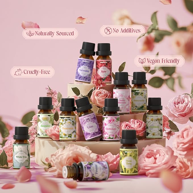 Floral Essential Oils Set, ARVIDSSON Natural Flower Essential Oil - Image 2