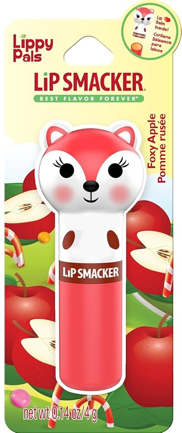 Lip Smacker Lippy Pal Fox Lip Balm Clear Matte Finish, Foxy Apple Flavored by LipSmacker