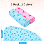 Unicorn Castle Microfiber Hair Towel - Image 7