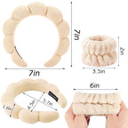 Zkptops Spa Headband for Women Sponge Makeup Skincare Headband Washing Face - Image 6