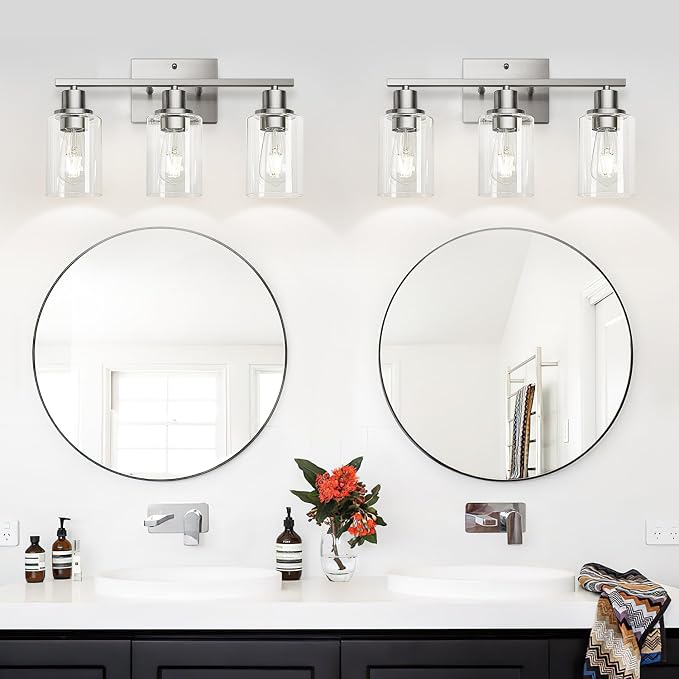 MOKATNG 3-Light Bathroom Light Fixtures, Vanity Light - Image 6