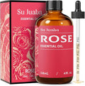 SU JUABA Rose Essential Oil 4 Fl Oz, 100% Pure Rose Oil by Unknown
