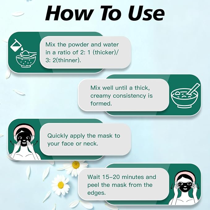 Pjordo Powder Jelly Mask for Facials Professional, Peel Off Facial Mask for - Image 8