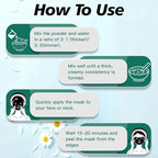 Pjordo Powder Jelly Mask for Facials Professional, Peel Off Facial Mask for - Image 8