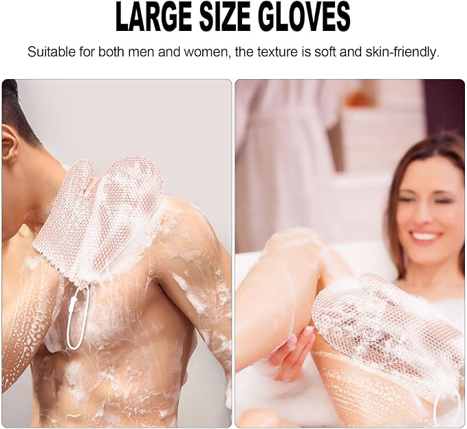Exfoliating Glove Bath Mitt -Exfoliating Gloves - Image 6