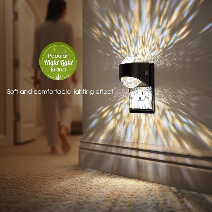 Briignite Night Light Plug into Wall, Color Changing Night Light - Image 2