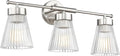 Brushed Nickel Bathroom Vanity Light, HWH 3-Light Vanity Lights by HWHINVESTMENT
