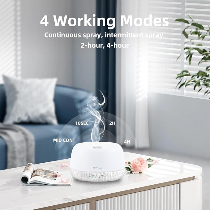 SEEDSEEL 300ML Essential Oil Diffuser - Image 5