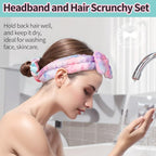 LEOBRO Spa Headband, Bow Skin Care Headband - Image 4