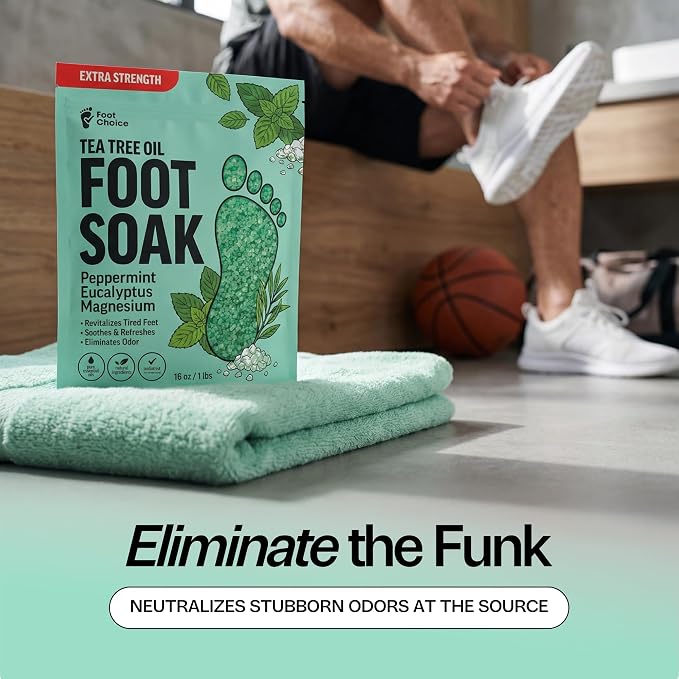 Tea Tree Oil Foot Soak with Epsom Salt - Image 9