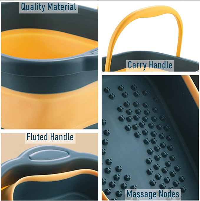 Collapsible Foot Bath Basin Soaker Tub - Image 7