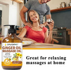 2 Pack Ginger Oil Lymphatic Drainage Massage, Belly Drainage Ginger Oil-Warming - Image 5