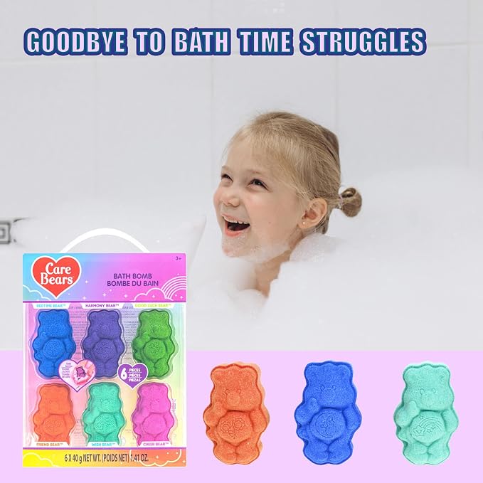 Care Bears 6 Pack Bubblegum Scented Bath Bombs - Image 7