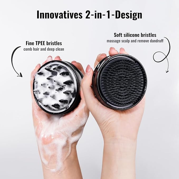 SHINLEA 2 in 1 Scalp Massager Hair Growth, Scalp Scrubber - Image 2