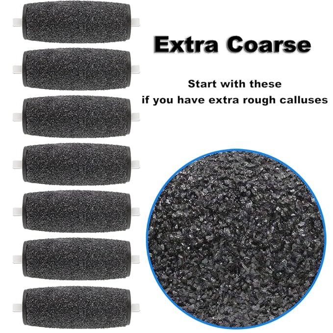 11 Pack Include 7 Extra Coarse & 4 Regular Coarse Replacement Roller Refill - Image 2