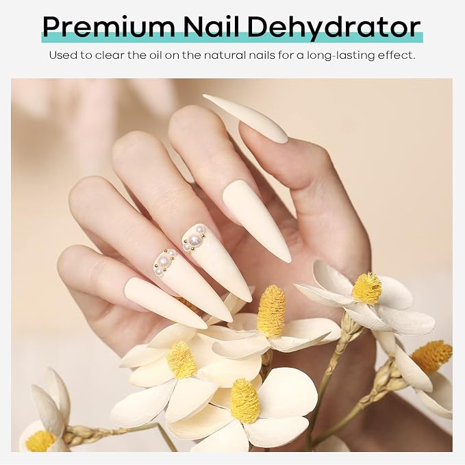 modelones Nail Dehydrator, 15 ml Acid Free Nail Prep Dehydrator - Image 5