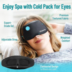 3D Gel Cooling Eye Mask, Weighted Eye mask - Image 5