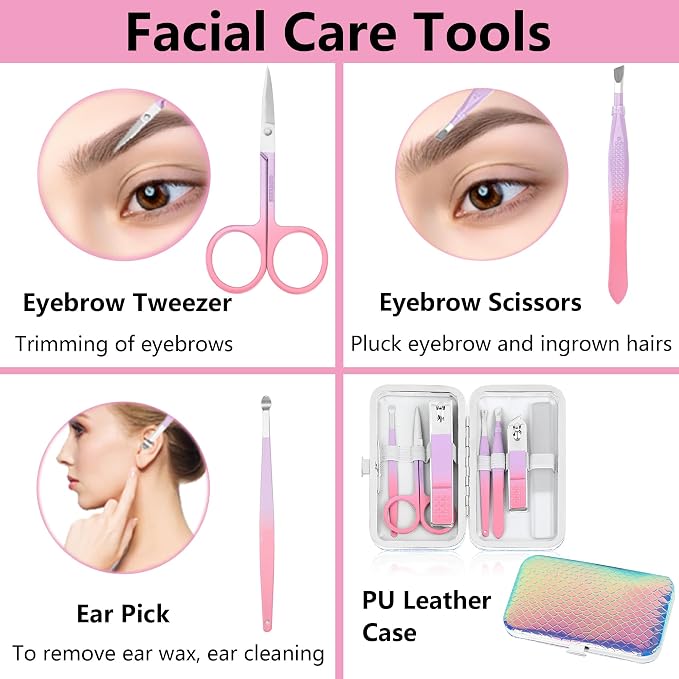 Women's Nail Clipper Set Travel Manicure Kit - Image 4