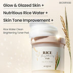 SKINFOOD Rice Brightening Toner Pad, Korean Skincare Face Toner Pads - Image 2
