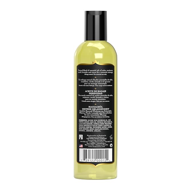 Kama Sutra Aromatics Massage Oil Serenity – 8 fl oz - Image 2
