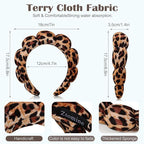 Ztomine Spa Headbands for Washing Face or Facial, Terry Cloth Headband Wash - Image 3