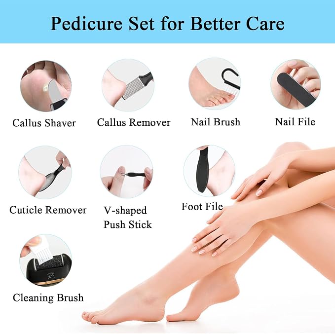 Electric Foot Callus Remover- Long Service Time, Rechargeable Electronic Foot - Image 6