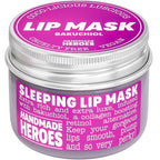 100% Natural Vegan Lip Butter Sleeping Lip Mask, Overnight Lip Moisturizer and by HandmadeHeroes