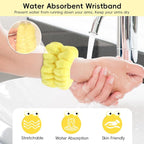 Face Wash Headband, Skincare Wrist Bands - Image 4