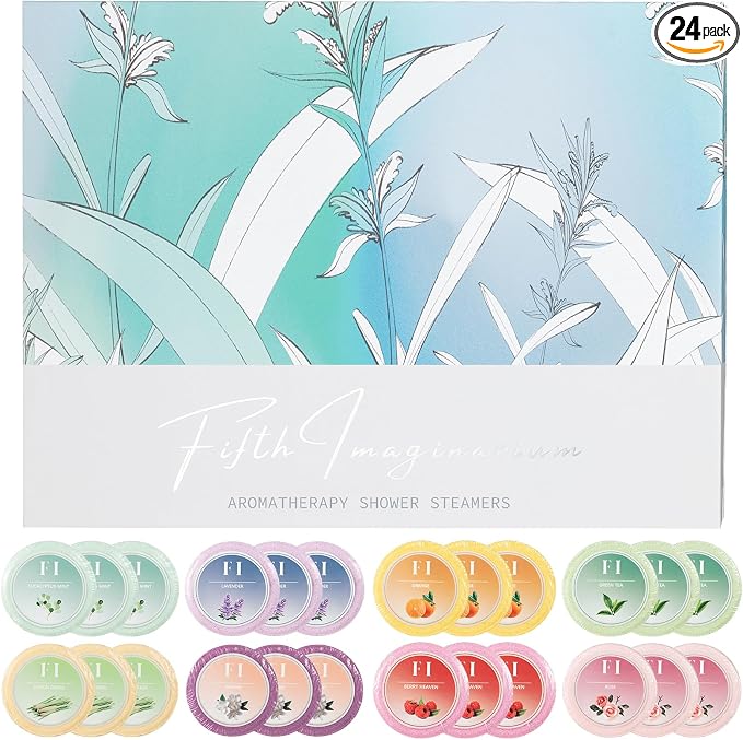 Shower Steamers Aromatherapy 24 Pcs of 8 Scents by Unknown