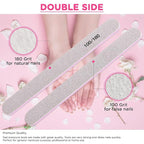 Nail Files and Buffer, TsMADDTs Professional Manicure Tools Kit Rectangular Art - Image 4