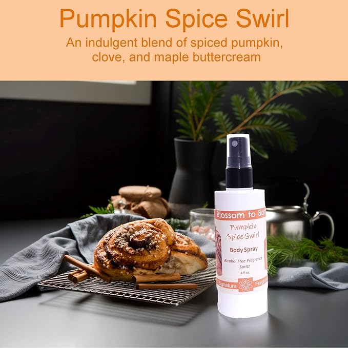 Blossom to Bath Pumpkin Spice Swirl Body Spray - Image 2