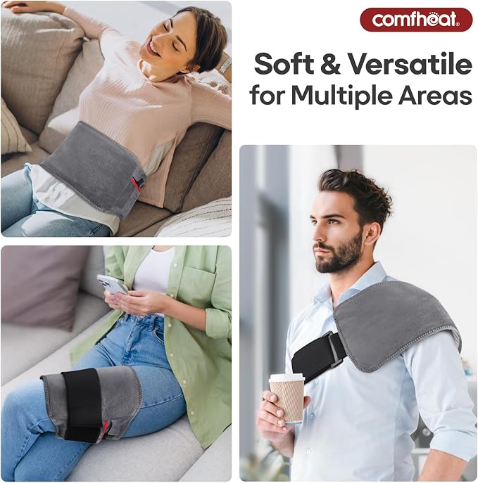 Portable Heating Pad for Back, 10000mAh Battery Powered Heat Wraps for Back - Image 6