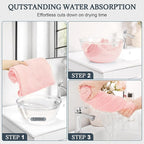 BEoffer 2 Pack Microfiber Hair Towel - Image 3