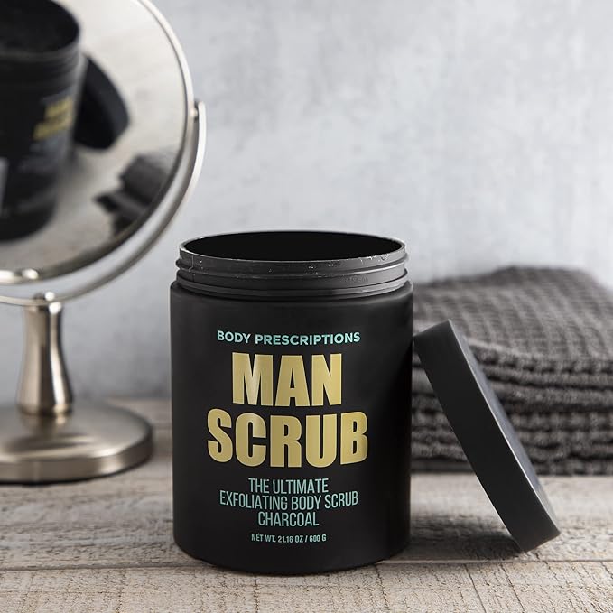 Body Prescriptions Men’s Exfoliating Body Scrub – Ultimate Skin Cleansing Wash - Image 4