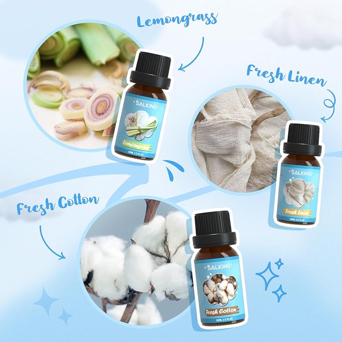 SALKING Clean Fragrance Oils, Premium Essential Oil - Image 3