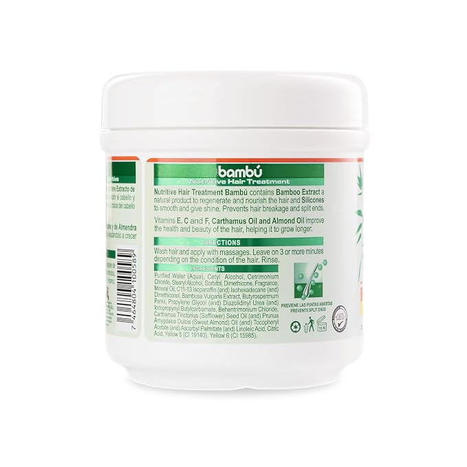 Silicon Mix Bamboo Nourishing Hair Treatment 16 ounces – Deep Conditioning Mask - Image 2