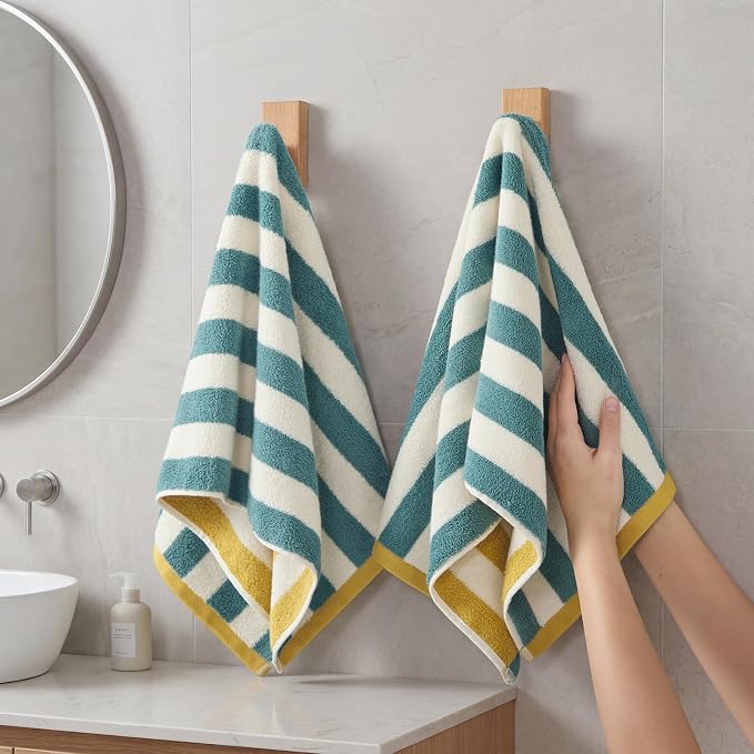REDKISS 2-Pack Striped Hand Towels - Image 4
