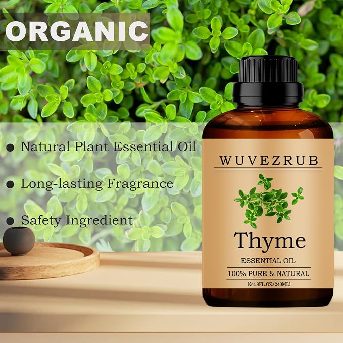 Thyme Essential Oil, 240ML Pure and Natural - Image 4