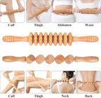 Komogir Wood Therapy Massage Tools 5-in-1 Lymphatic Drainage Massager - Image 3