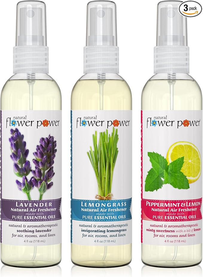 Natural Flower Power Air Freshener Spray by NaturalFlowerPower