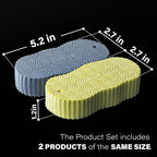 Magic Exfoliating Bath Sponge, 3D Super Soft Exfoliating Bath Sponge, Skin - Image 2