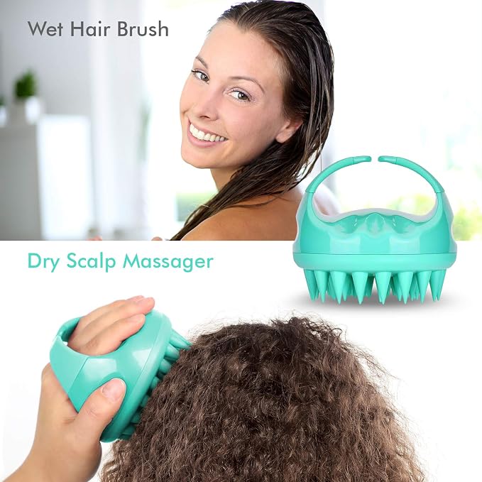SAVION Scalp Massager Brush Relaxes Scalp and Relieves Itching - Image 3