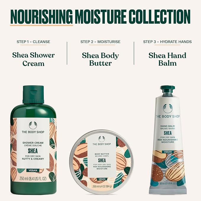 The Body Shop Shea Hand Cream – Nutty Fragrance, On-the-Go Hydration & - Image 7