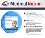 Medical Nation 21" Disposable Bouffant Caps | Pack of 100, Non-Pleated Head - Image 9