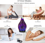 Essential Oil Diffuser 150ML -3D Firework Glass Aromatherapy Diffusers - Image 6