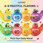 8 Packs Fruit Flavor Mini Lip Balm Set, 8 Pack Fruit Lip Balm - Image 7