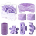 16 Pcs Skincare Headband Set, Face Washing Headband by XiuyingFeng