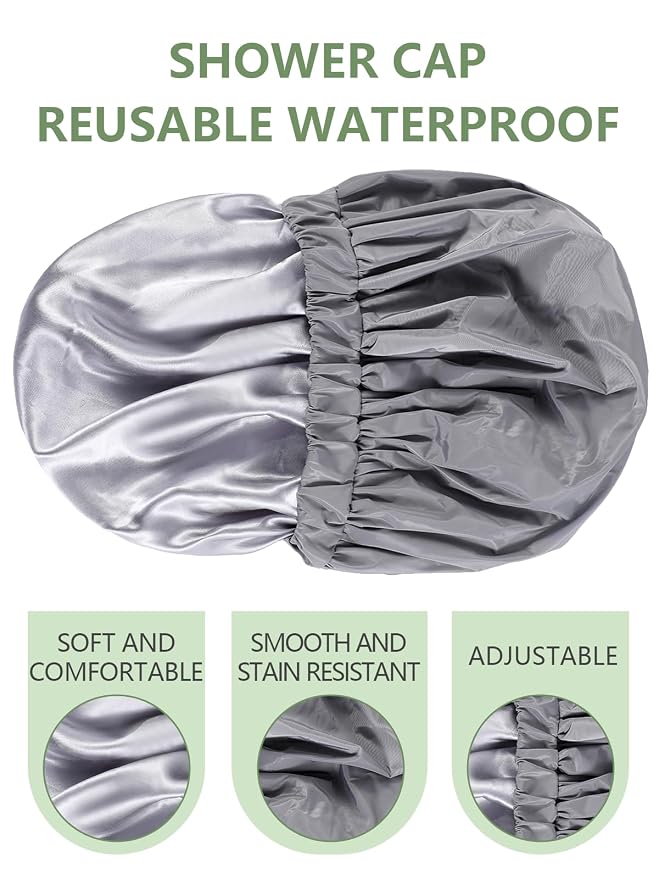 Years calm Reusable Waterproof Shower Caps - Image 8